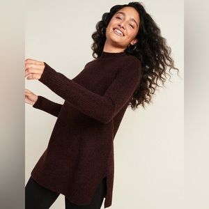 Cozy textured tunic sweater